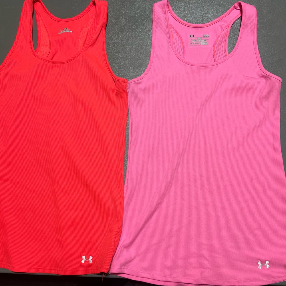 Under Armour women’s Heat Gear workout shirts